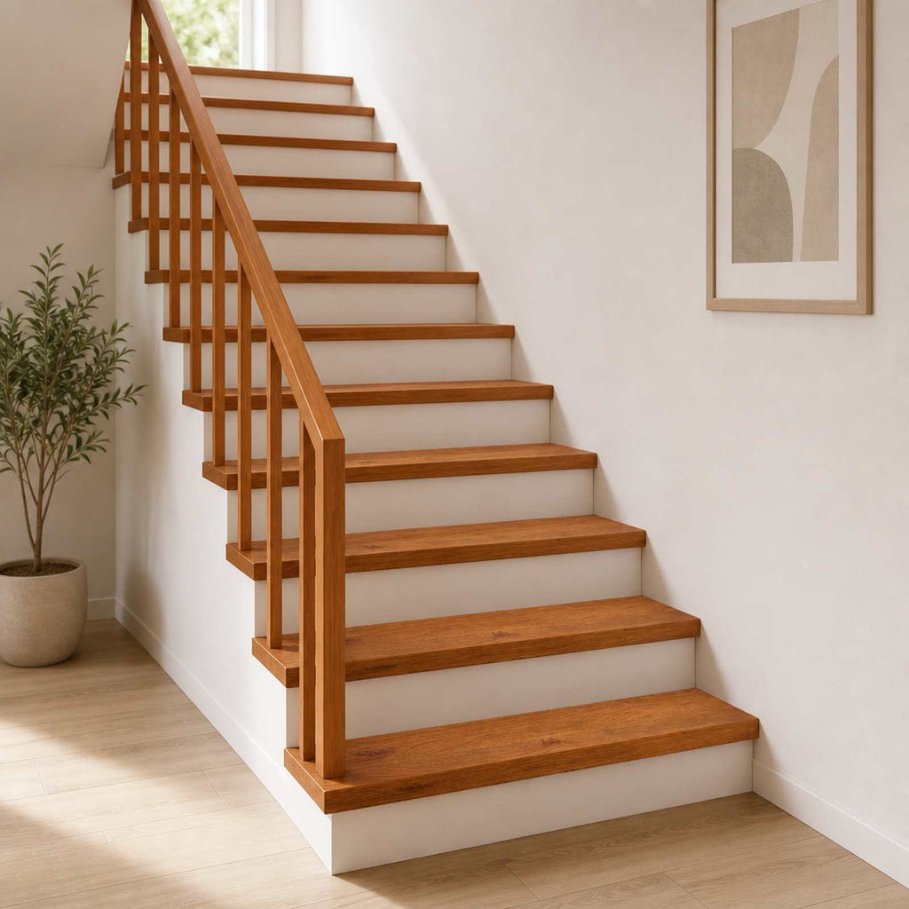 vidaXL Stopień 16 szt. 100 x 30 x 2 cm brązowy Dąb lite