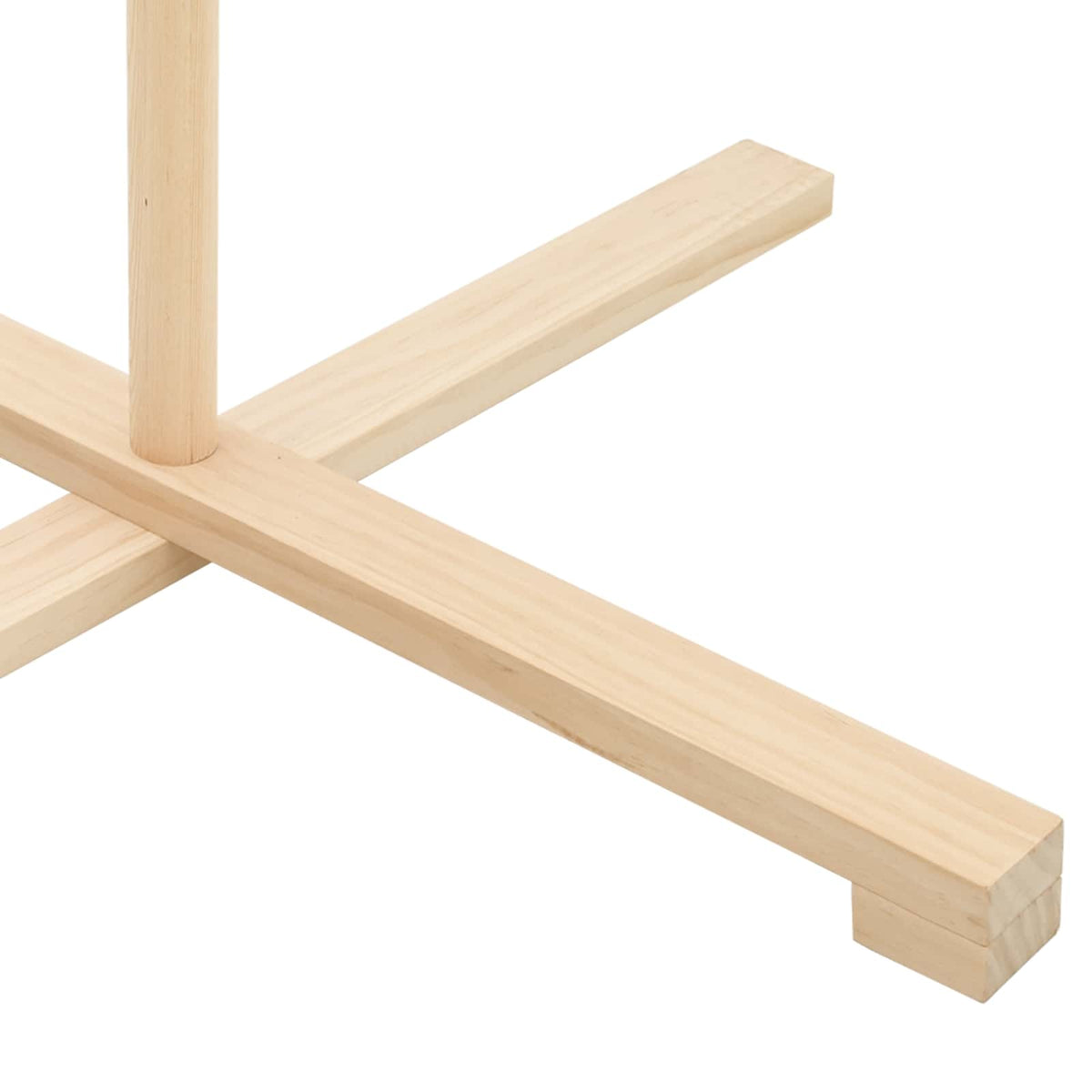 vidaXL Drewniana choinka KOTKA 240 cm Lite drewno sosnowe Naturalny