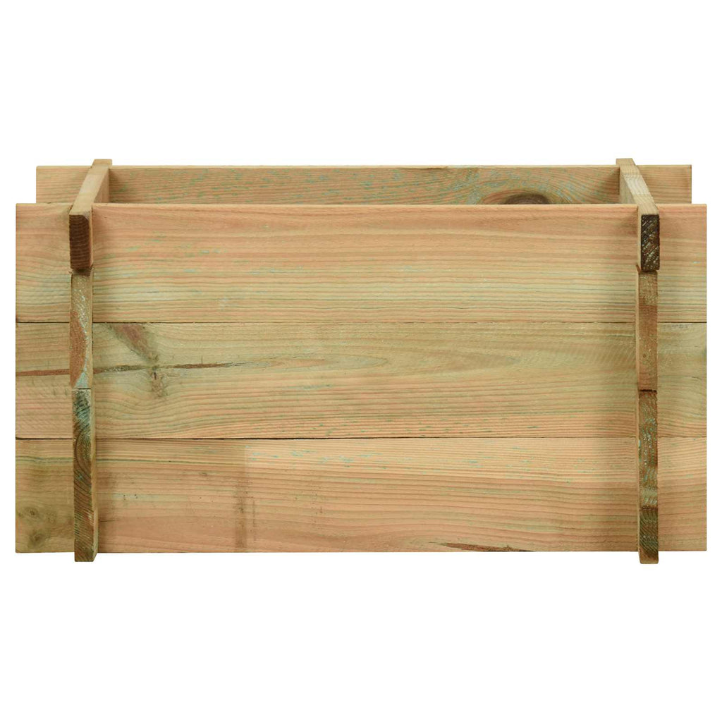 vidaXL Podwyższony ogród warzywny zielony 80 x 80 x 32 cm