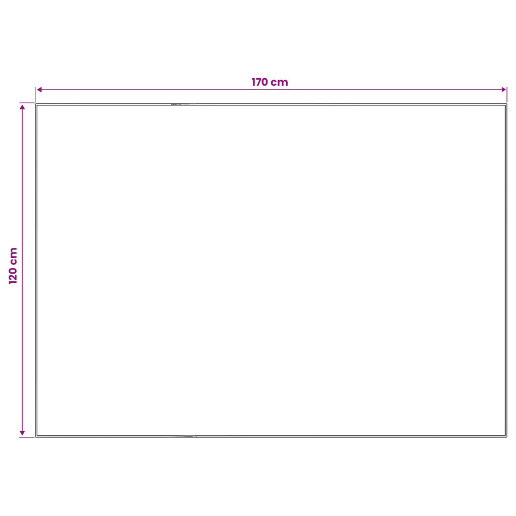 vidaXL Dywan ORIZ Czarny wzór diamentowy 120 x 170 cm 100% poliester