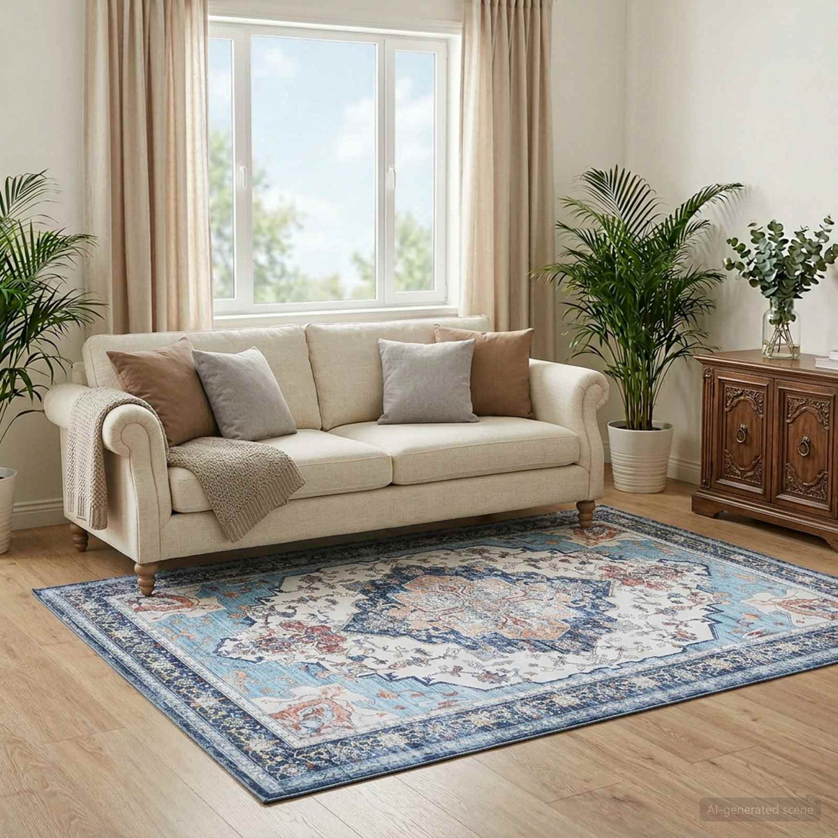 vidaXL Dywan ORIZ Wielokolorowe 80 x 150 cm 100% poliester