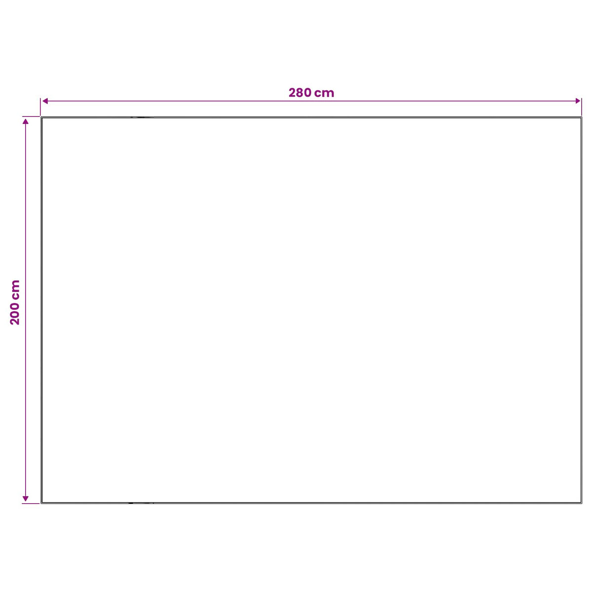vidaXL Dywan ORIZ Wielokolorowe 200 x 280 cm 100% poliester