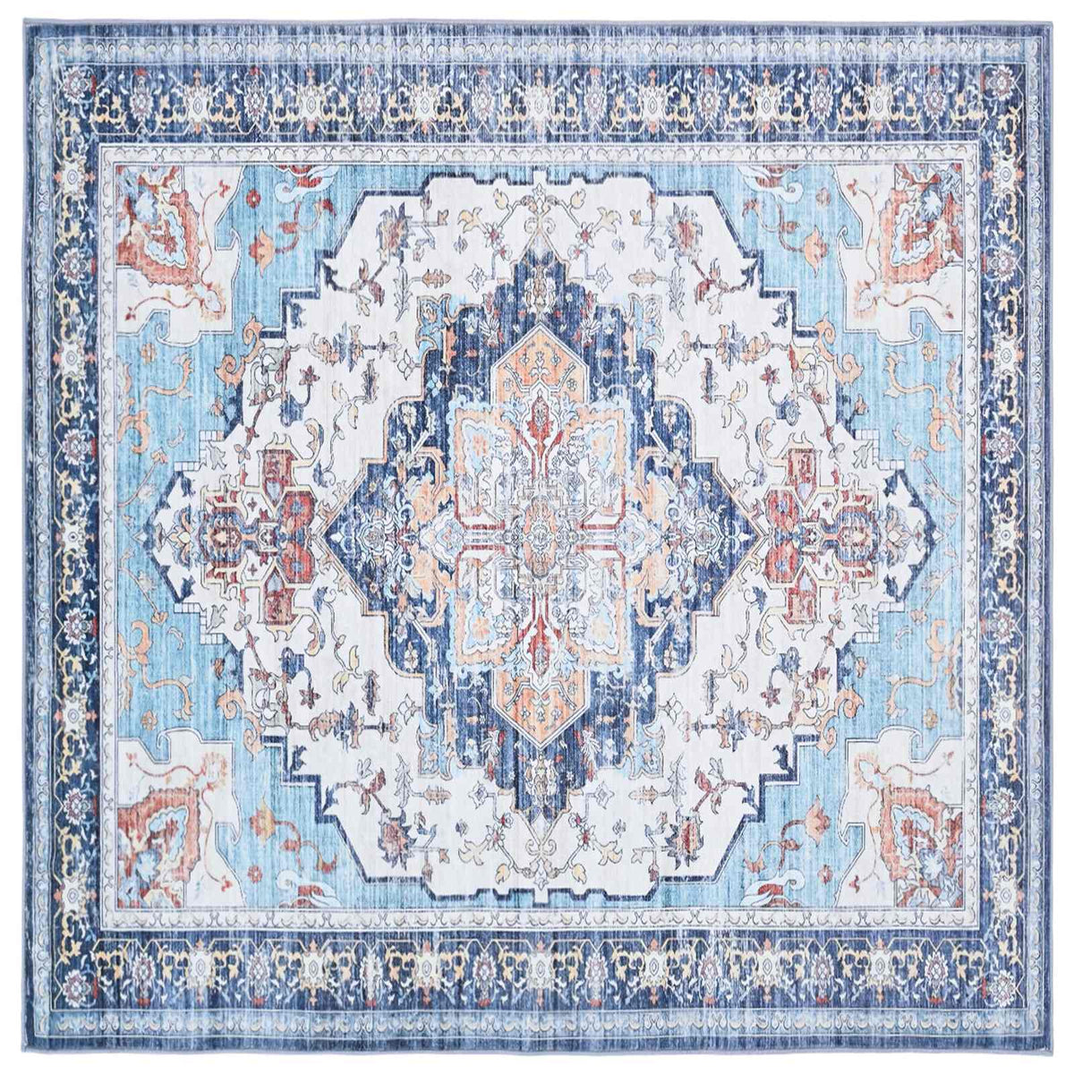 vidaXL Dywan ORIZ Wielokolorowe 200 x 200 cm 100% poliester