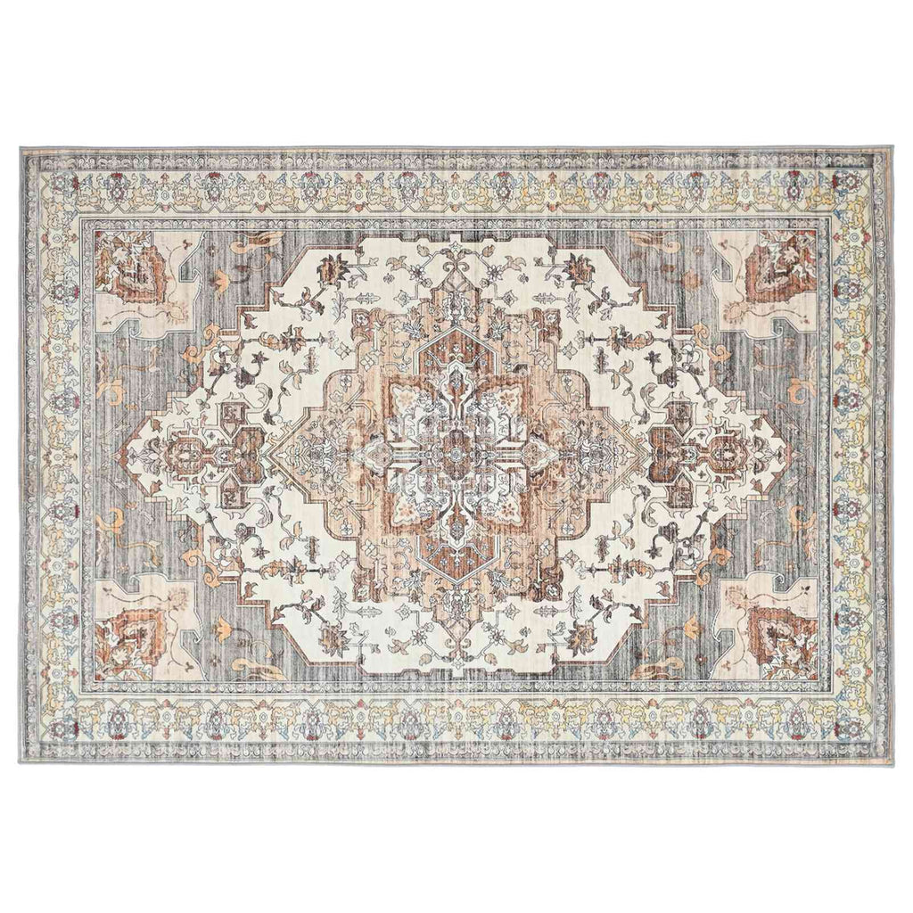 vidaXL Dywan ORIZ brązowy 200 x 280 cm 100% poliester
