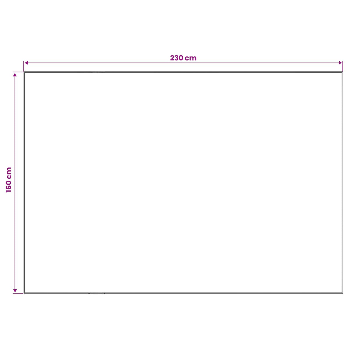 vidaXL Dywan ORIZ Ciemnoniebieski 160 x 230 cm 100% poliester