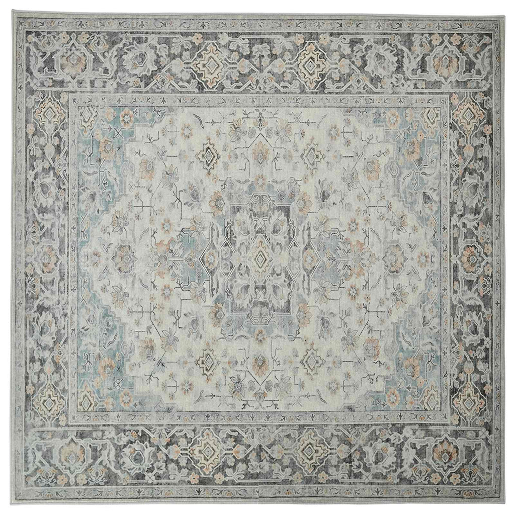 vidaXL Dywan ORIZ kremowy 200 x 200 cm 100% poliester