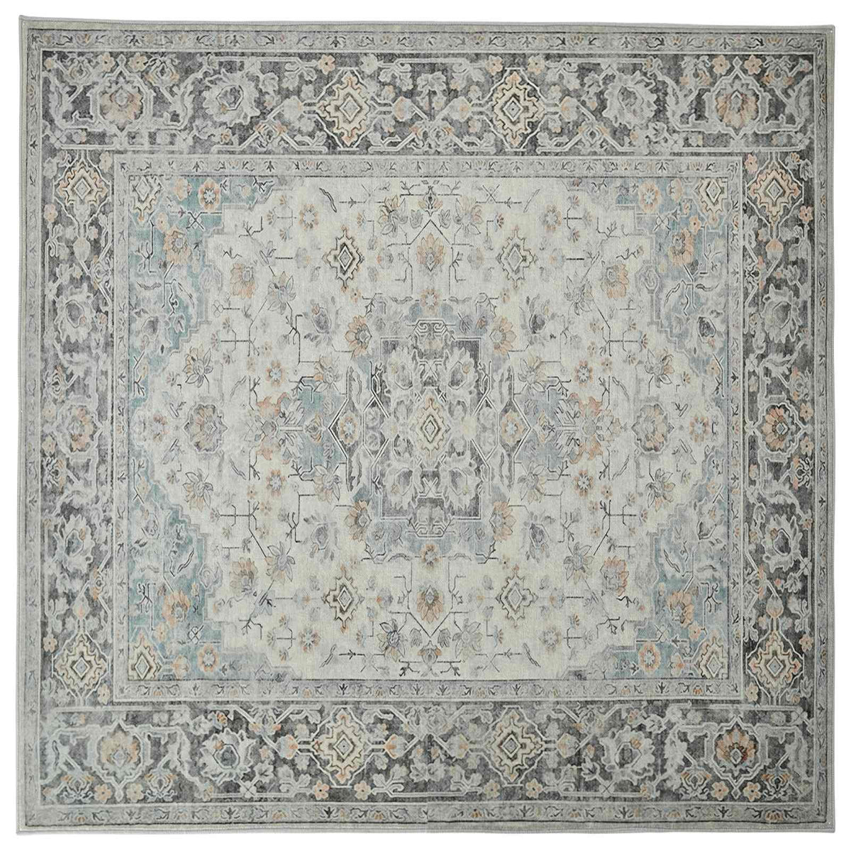 vidaXL Dywan ORIZ kremowy 200 x 200 cm 100% poliester
