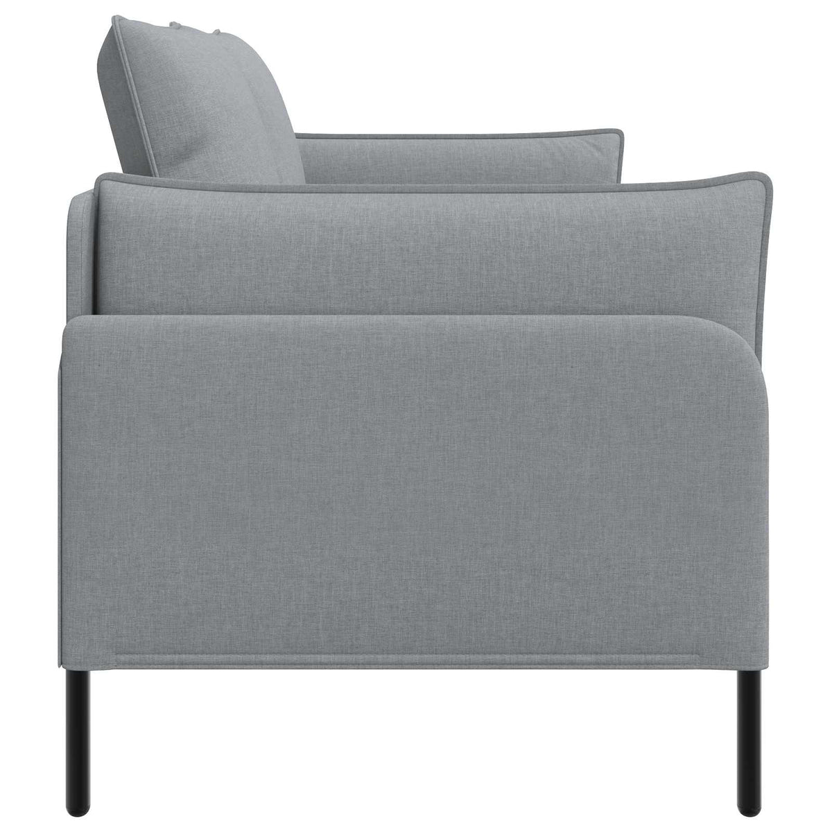 vidaXL Sofa dwuosobowa jasnoszary 188 x 81 x 89 cm tkanina