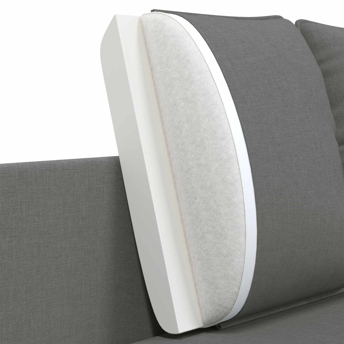 vidaXL Sofa dwuosobowa ciemnoszary 188 x 81 x 89 cm tkanina