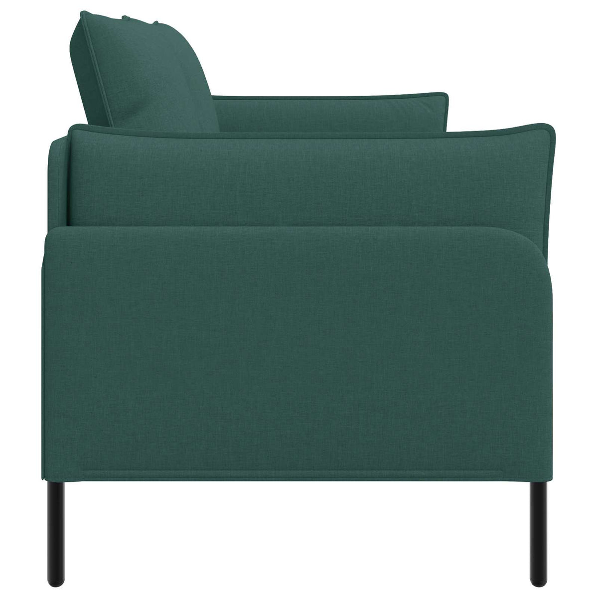 vidaXL Sofa dwuosobowa Ciemnozielony 188 x 81 x 89 cm tkanina