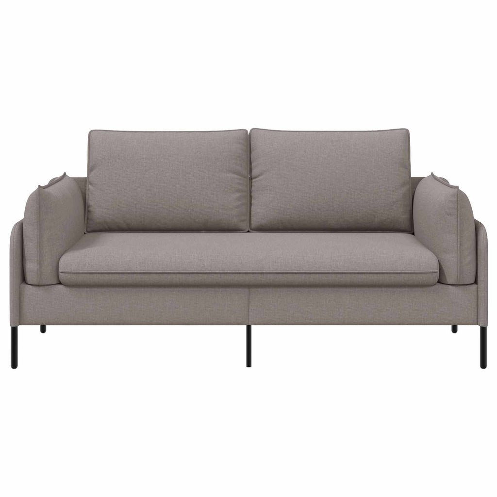 vidaXL Sofa dwuosobowa Szarobeżowy 188 x 81 x 89 cm tkanina