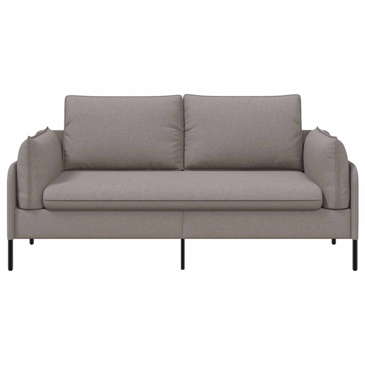 vidaXL Sofa dwuosobowa Szarobeżowy 188 x 81 x 89 cm tkanina