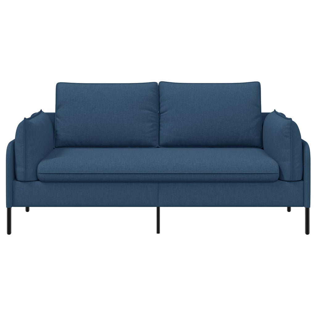 vidaXL Sofa dwuosobowa niebieski 188 x 81 x 89 cm tkanina