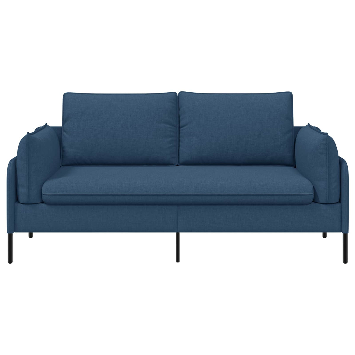vidaXL Sofa dwuosobowa niebieski 188 x 81 x 89 cm tkanina