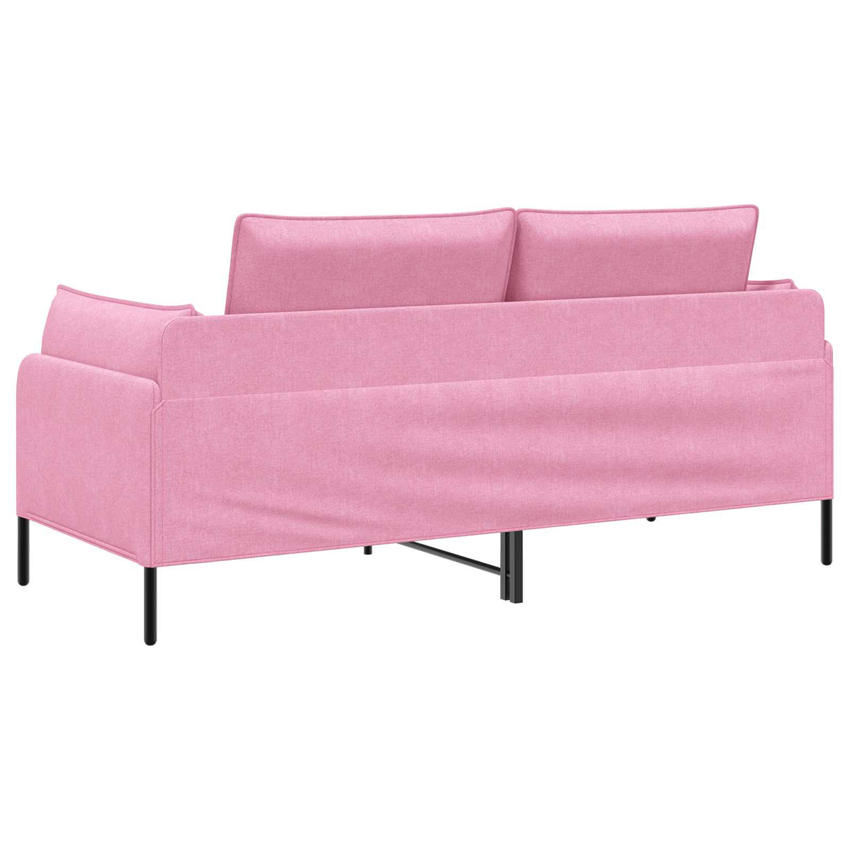 vidaXL Sofa dwuosobowa różowy 188 x 81 x 89 cm tkanina