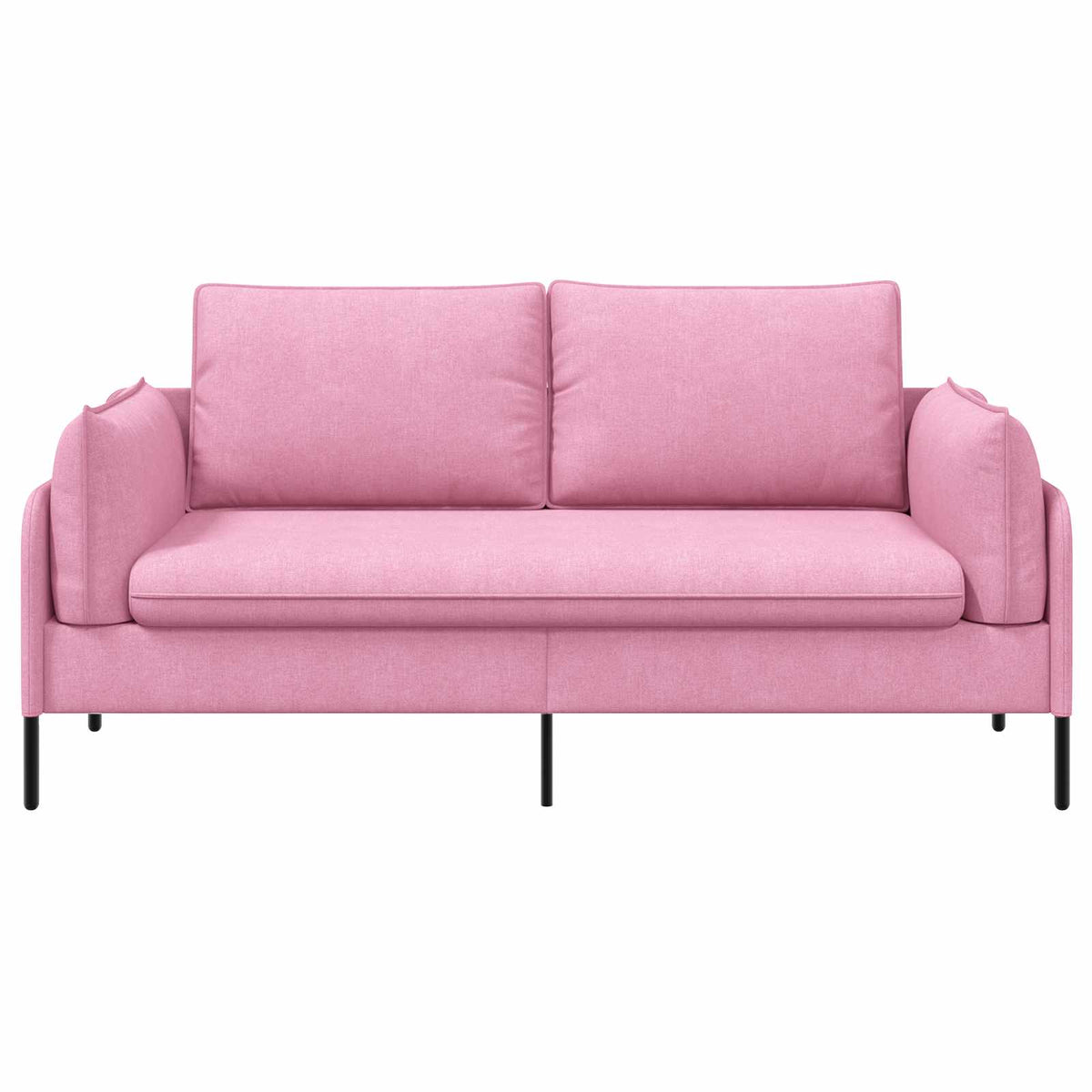 vidaXL Sofa dwuosobowa różowy 188 x 81 x 89 cm tkanina
