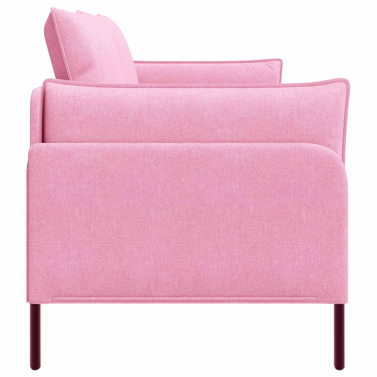 vidaXL Sofa dwuosobowa różowy 188 x 81 x 89 cm tkanina