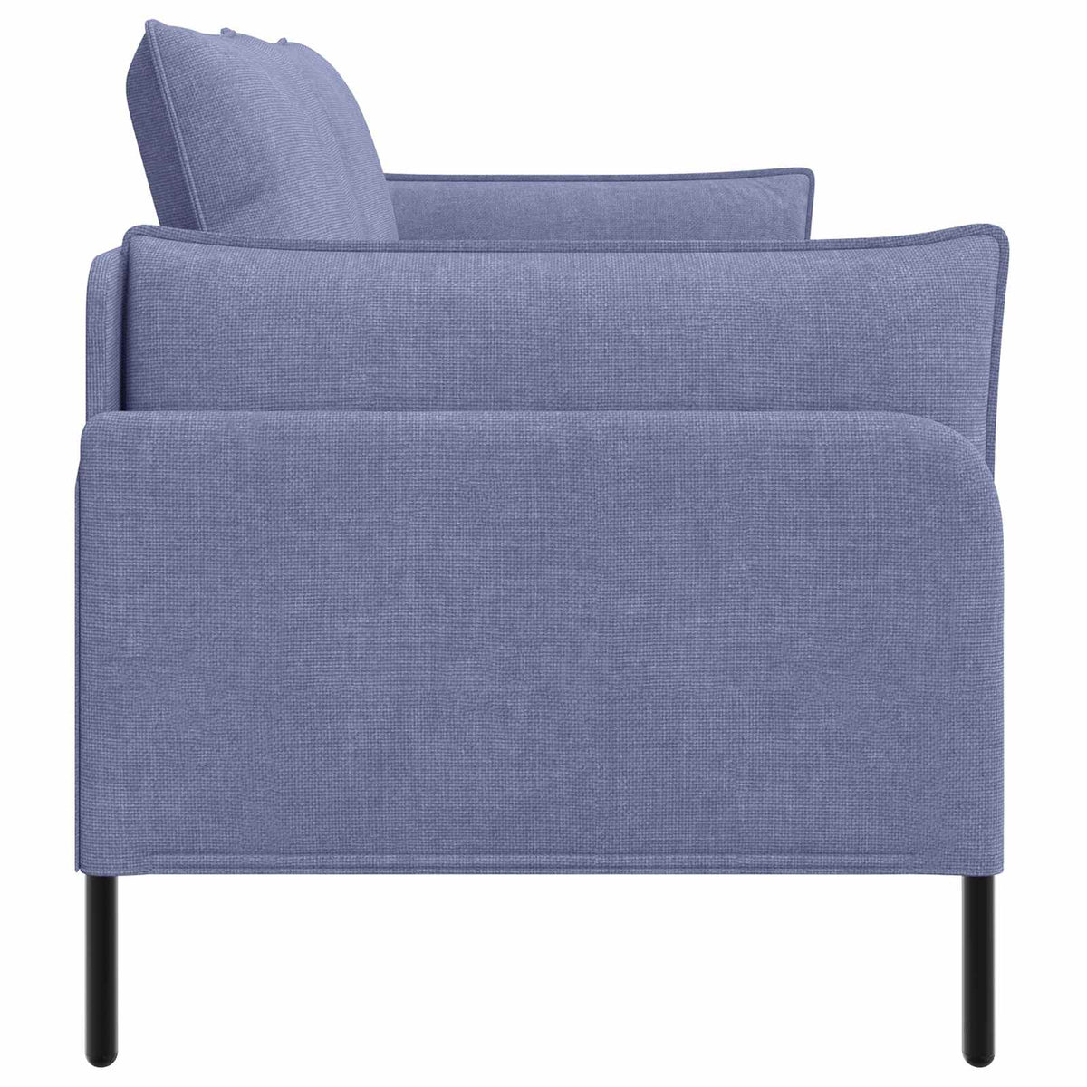 vidaXL Sofa dwuosobowa Niebieski dżins 188 x 81 x 89 cm tkanina