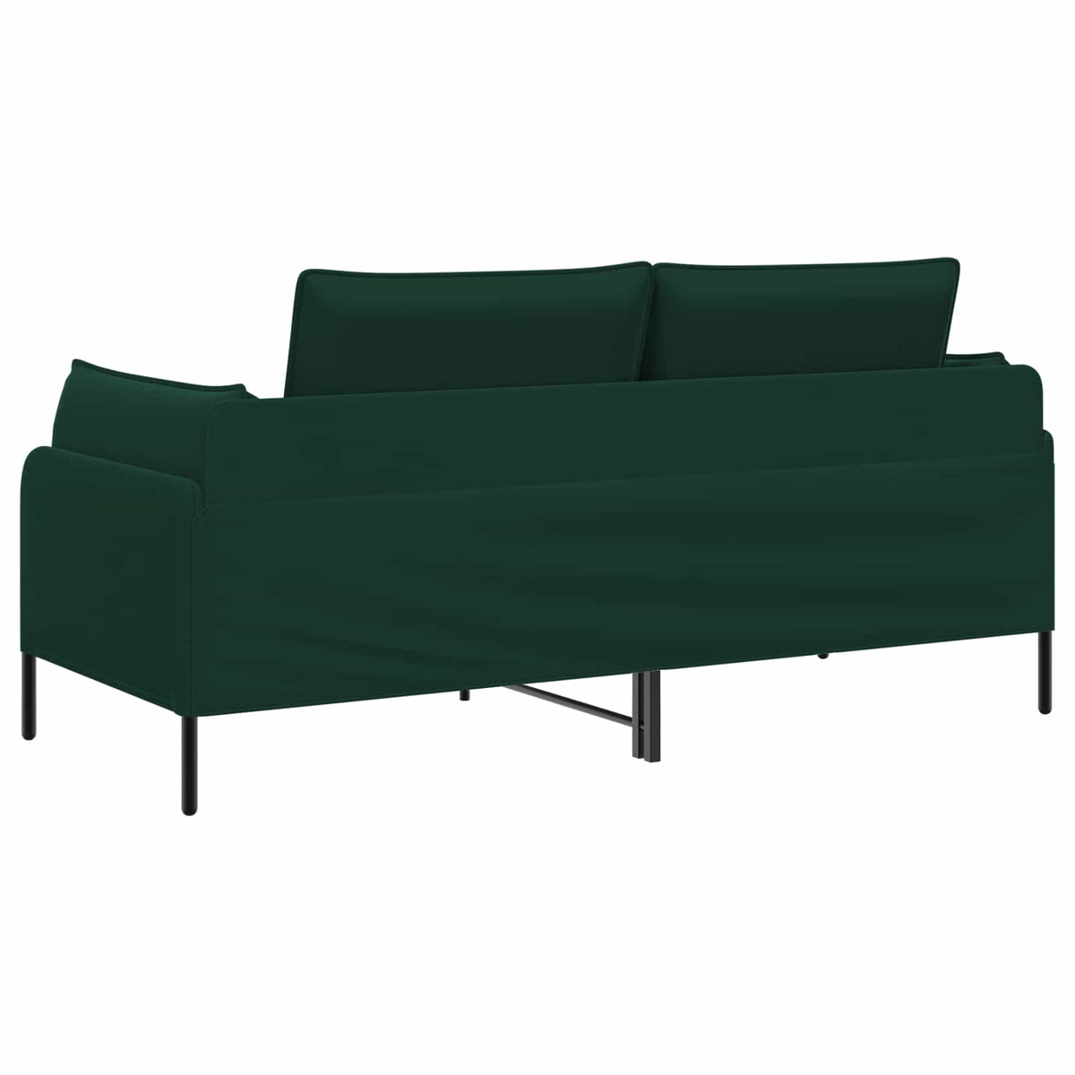 vidaXL Sofa dwuosobowa 2-osobowy Ciemnozielony 188 x 81 x 89 cm Welur