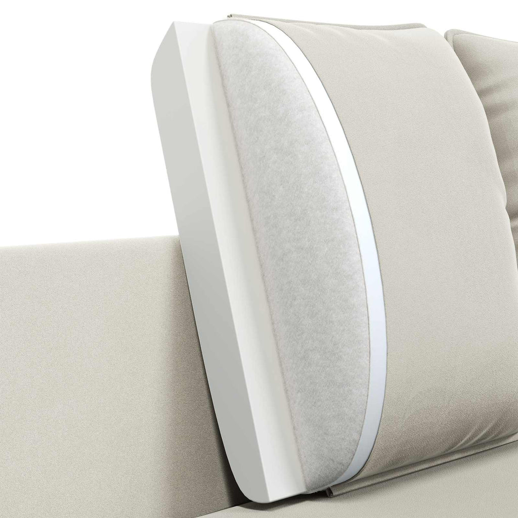 vidaXL Sofa dwuosobowa 2-osobowy kremowy 188 x 81 x 89 cm Welur