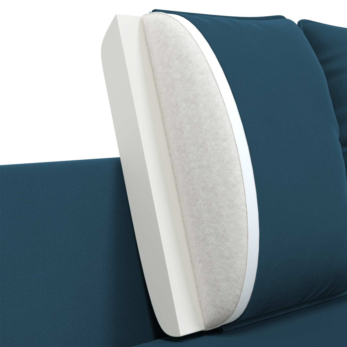 vidaXL Sofa dwuosobowa 2-osobowy niebieski 188 x 81 x 89 cm Welur