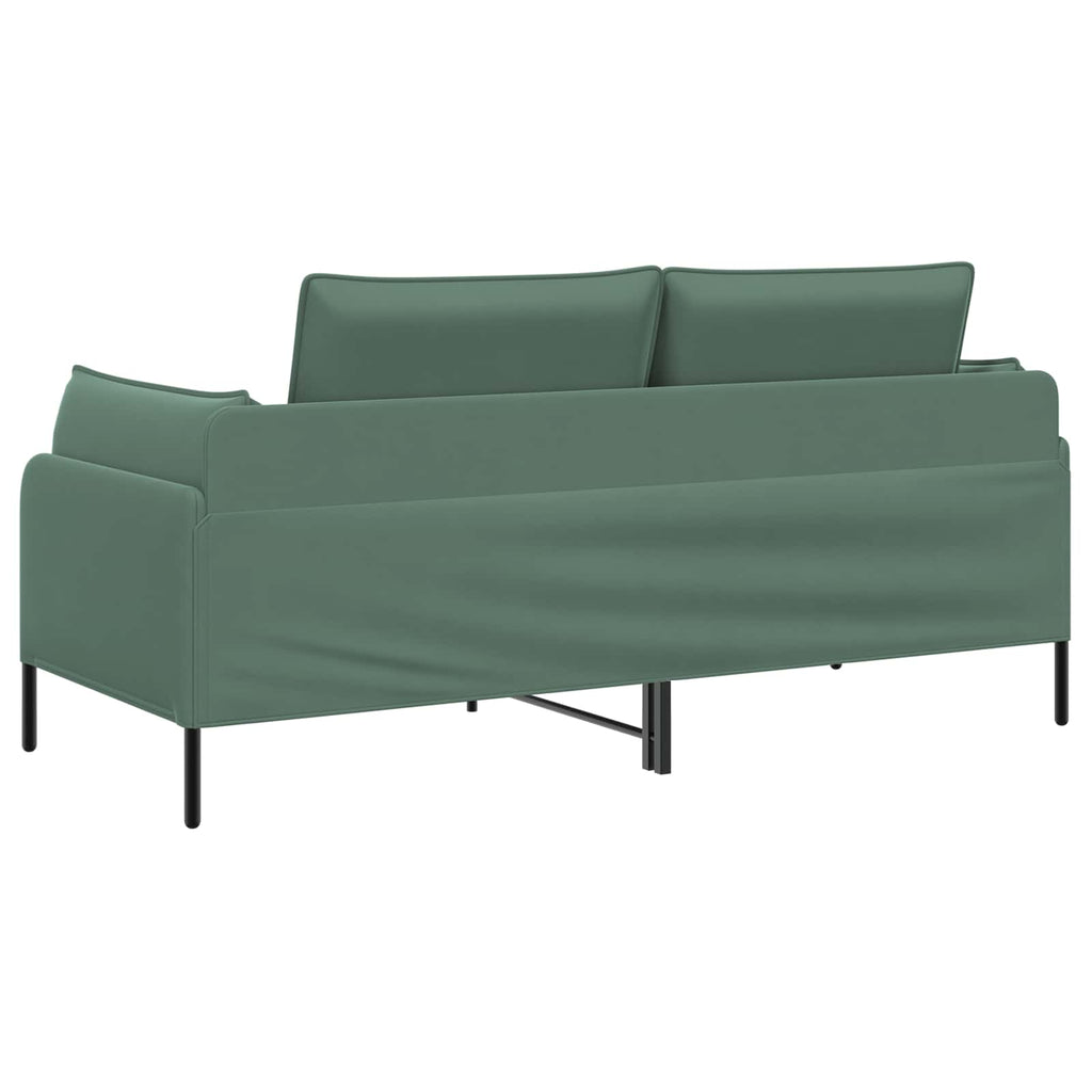 vidaXL Sofa dwuosobowa Zielony morski 188 x 81 x 89 cm Welur