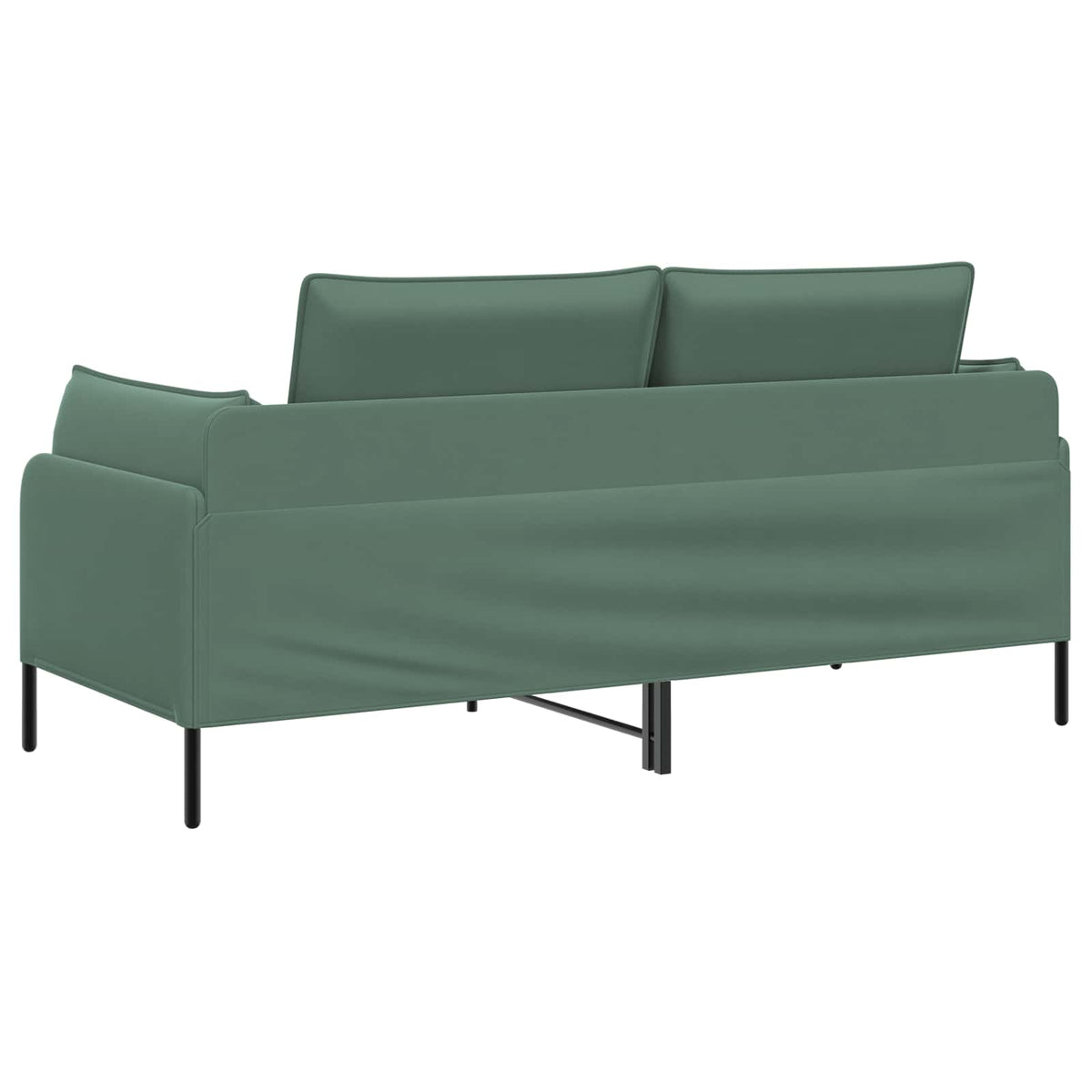 vidaXL Sofa dwuosobowa Zielony morski 188 x 81 x 89 cm Welur