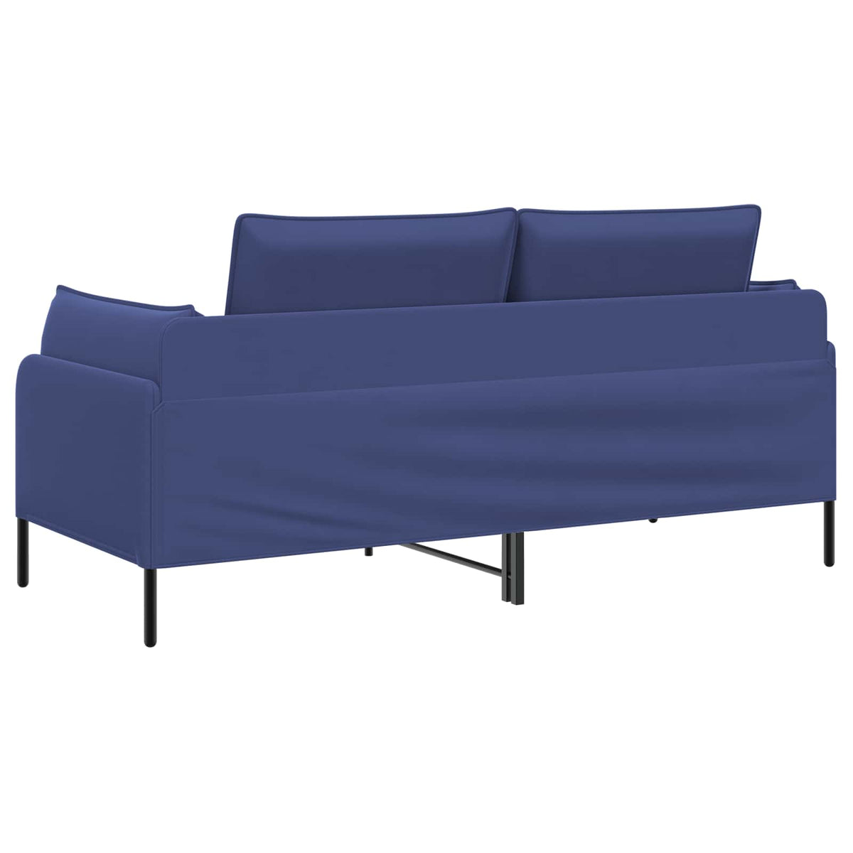 vidaXL Sofa dwuosobowa 2-osobowy Niebieski policyjny 188 x 81 x 89 cm