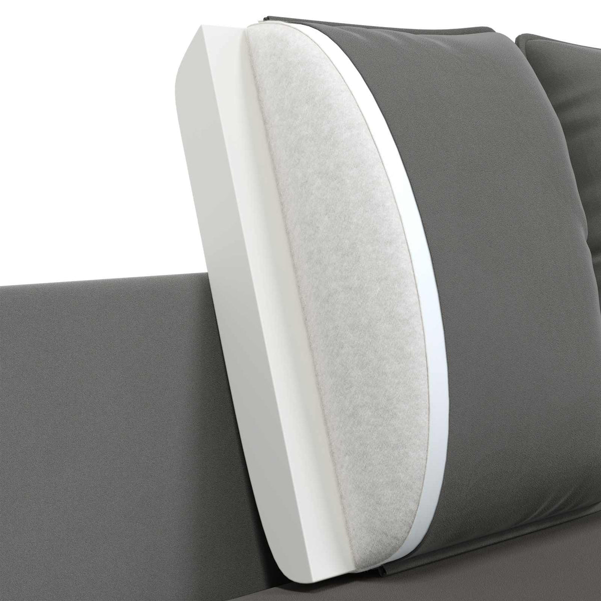 vidaXL Sofa 3-osobowa 3-osobowy ciemnoszary 222 x 81 x 89 cm Welur