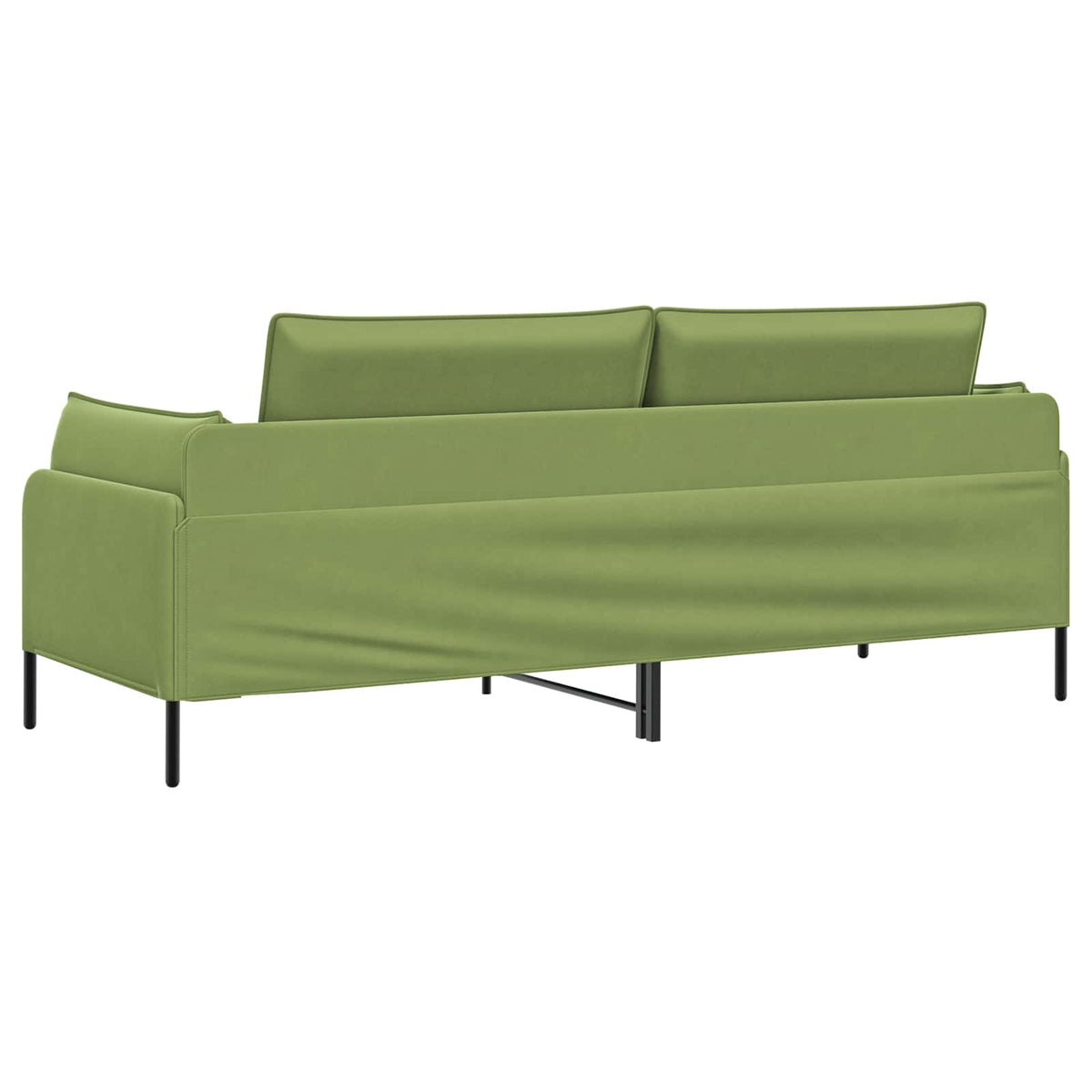 vidaXL Sofa 3-osobowa 3-osobowy Jasnozielony 222 x 81 x 89 cm Welur