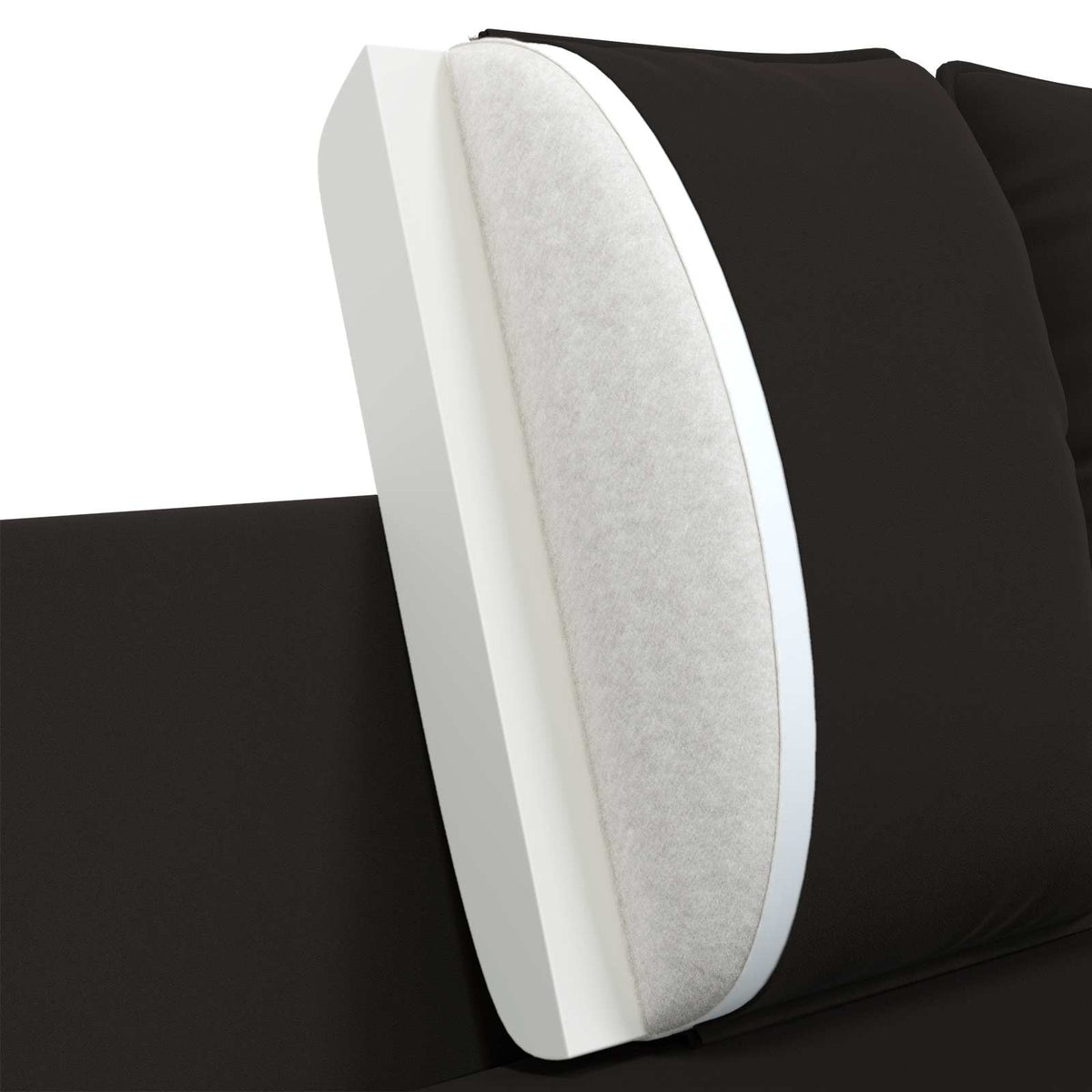 vidaXL Sofa 3-osobowa Czarny 222 x 81 x 89 cm Welur