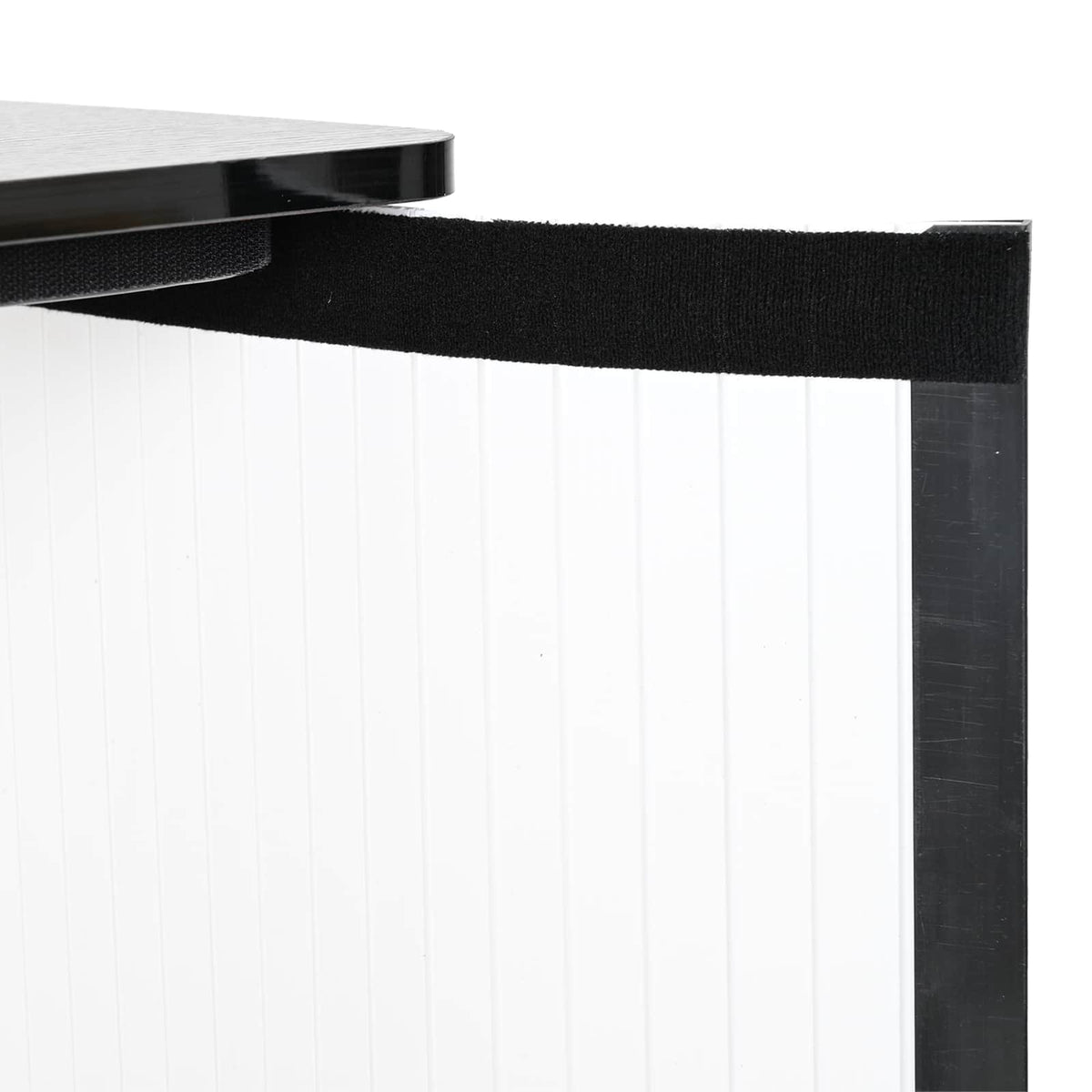 vidaXL Lada targowa Czarny i Biały 80 x 40 x 93 cm