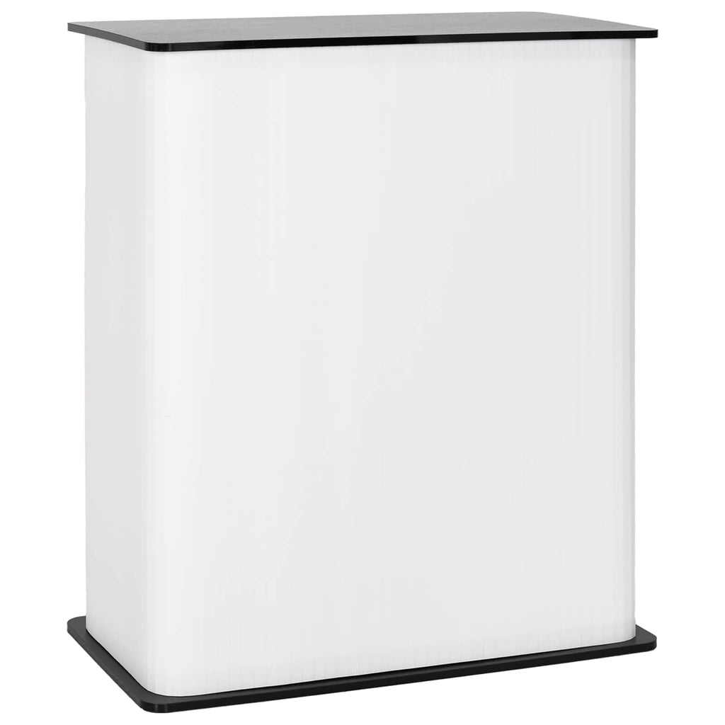 vidaXL Lada targowa Czarny i Biały 80 x 40 x 93 cm