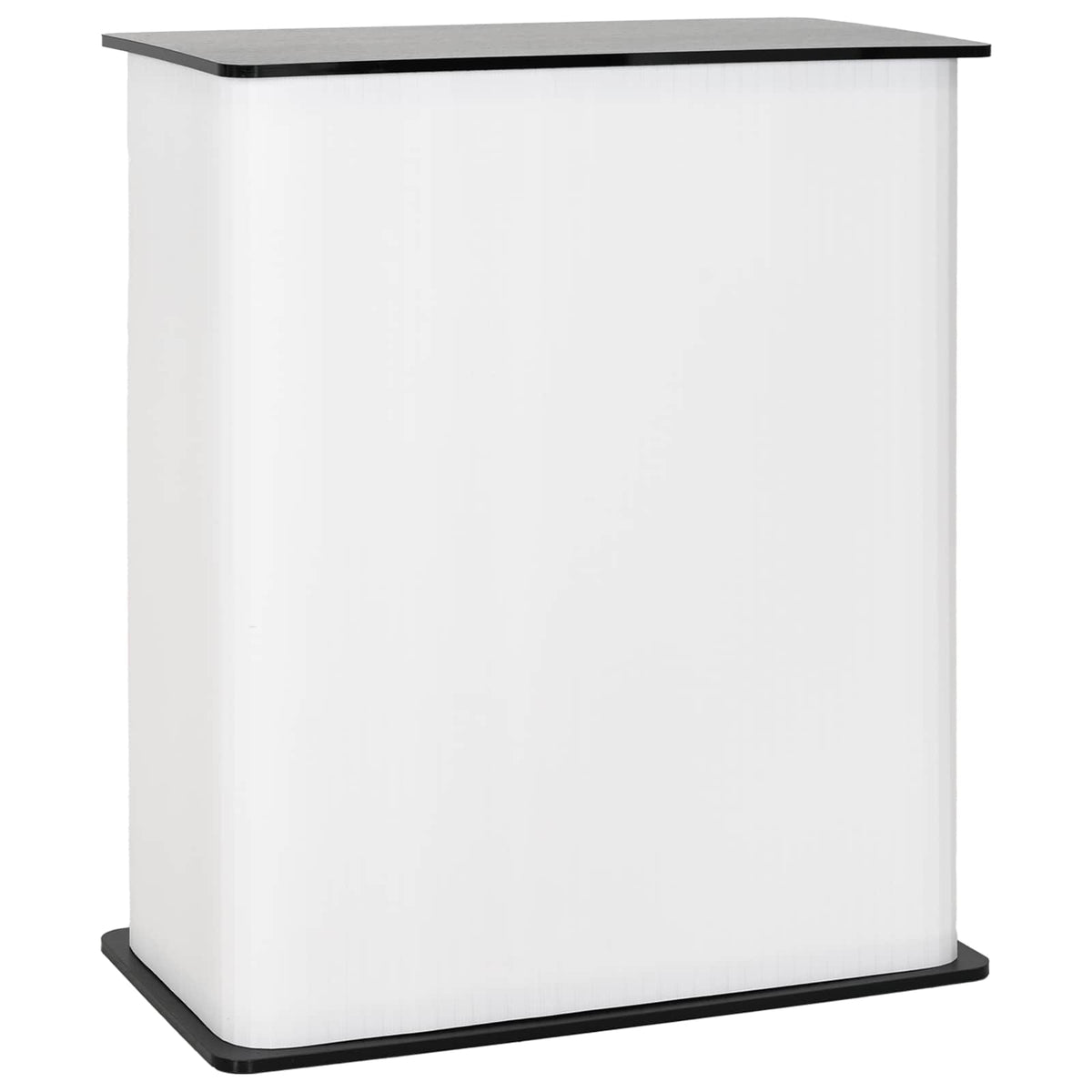 vidaXL Lada targowa Czarny i Biały 80 x 40 x 93 cm