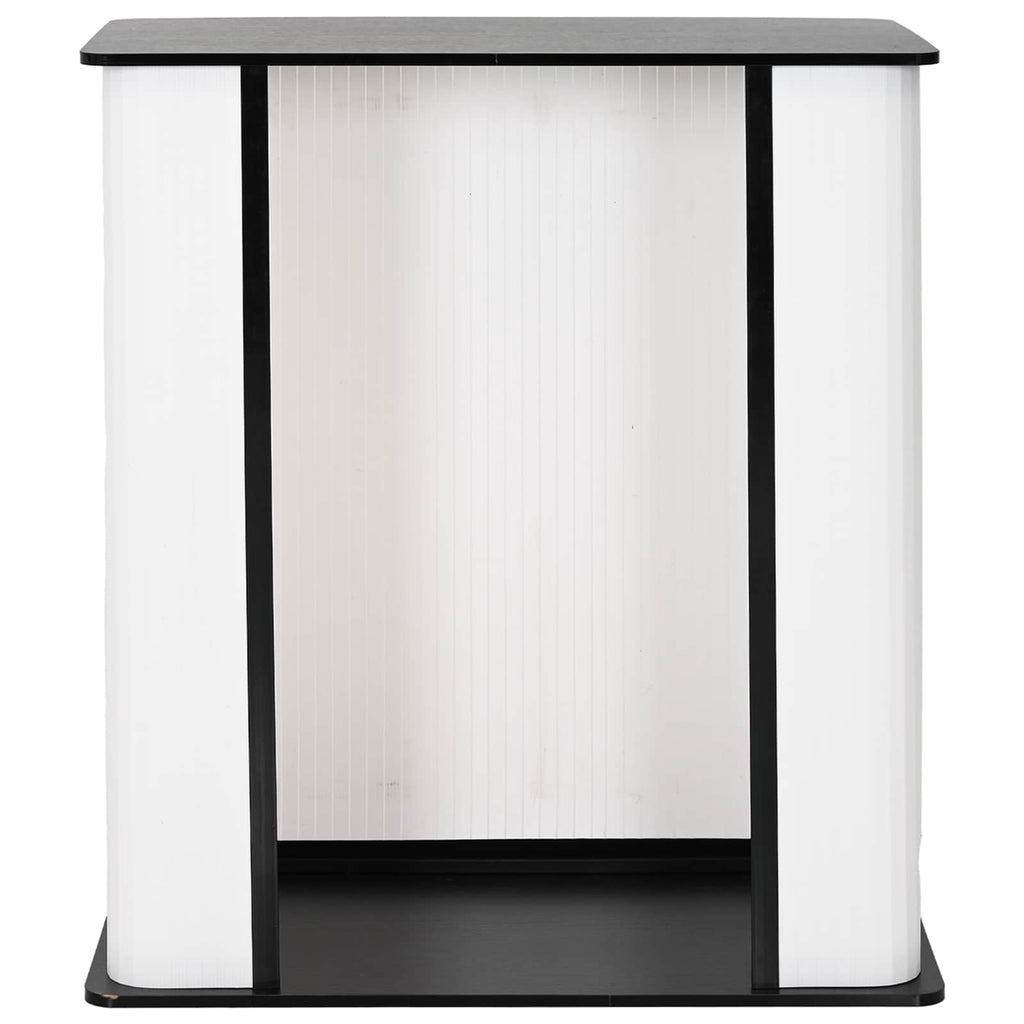 vidaXL Lada targowa Czarny i Biały 80 x 40 x 93 cm