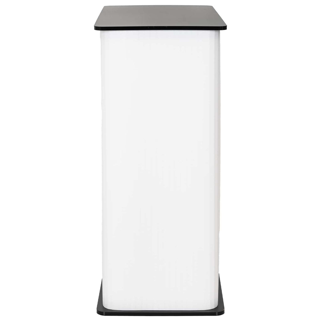 vidaXL Lada targowa Czarny i Biały 80 x 40 x 93 cm