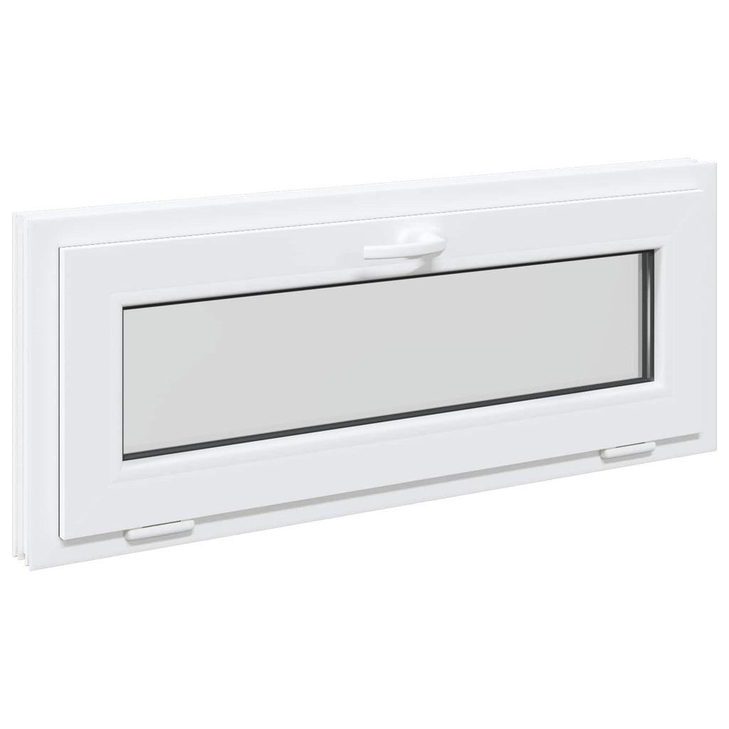vidaXL Biała wewnętrzna kolor okna piwnicznego RISOR 100 x 45 cm