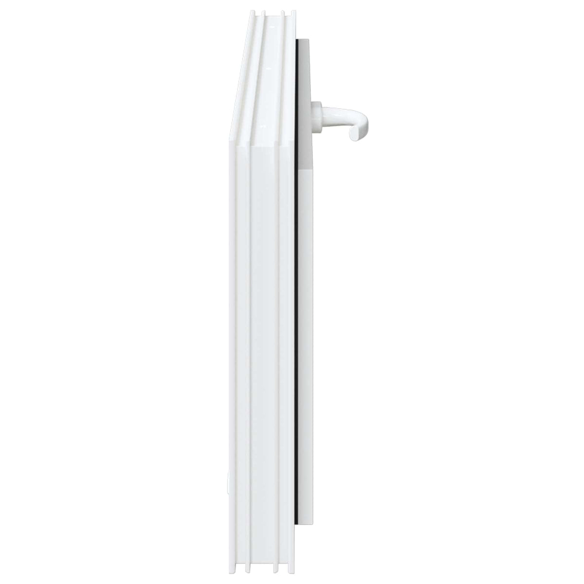 vidaXL Biała wewnętrzna kolor okna piwnicznego RISOR 110 x 45 cm