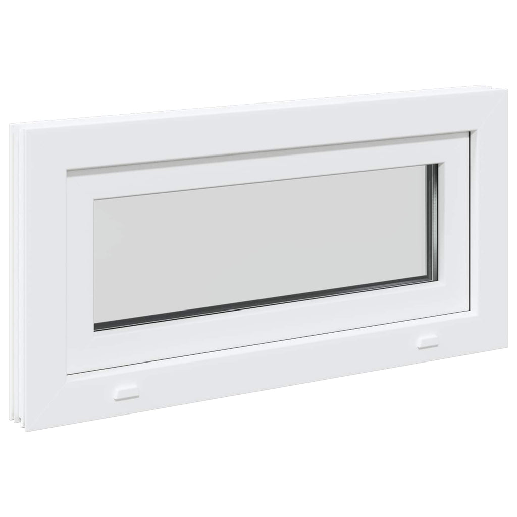 vidaXL Biała wewnętrzna kolor okna piwnicznego RISOR 85 x 40 cm