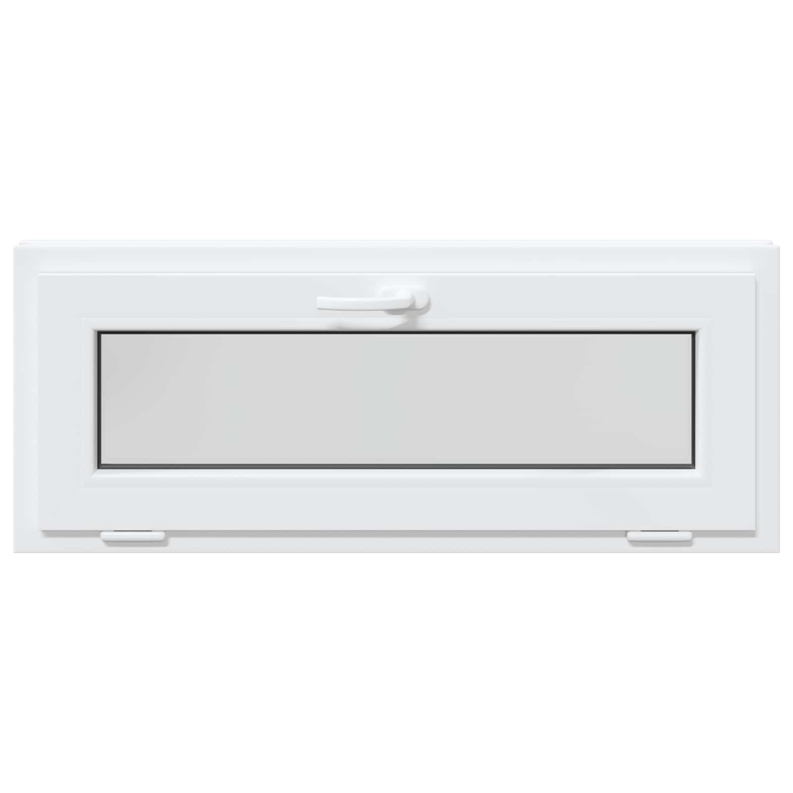 vidaXL Biała wewnętrzna kolor okna piwnicznego RISOR 105 x 40 cm