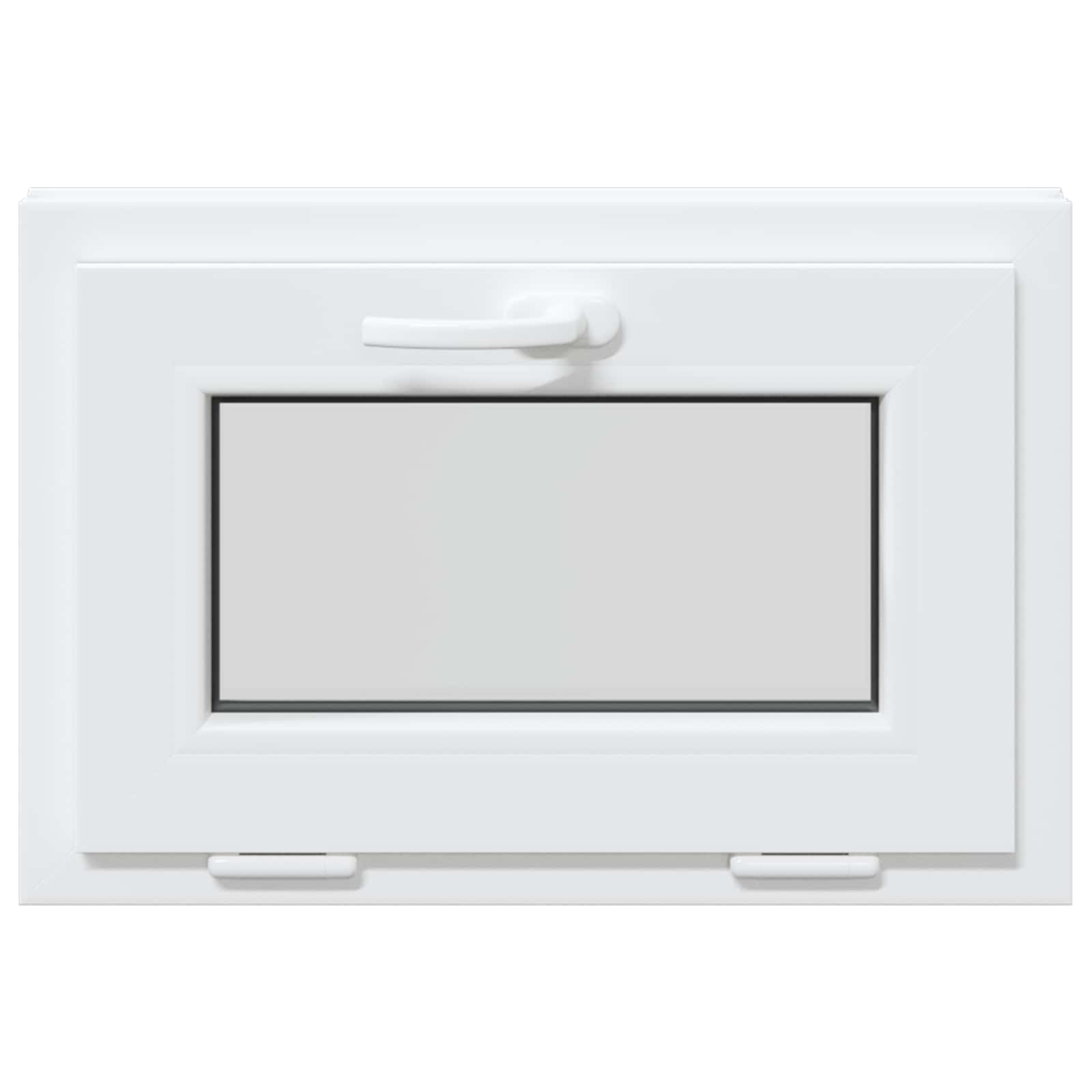vidaXL Biała wewnętrzna kolor okna piwnicznego RISOR 60 x 45 cm