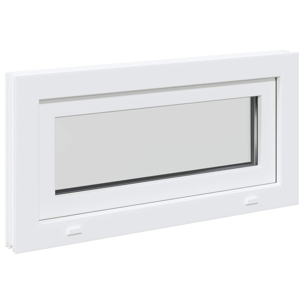 vidaXL Biała wewnętrzna kolor okna piwnicznego RISOR 85 x 45 cm