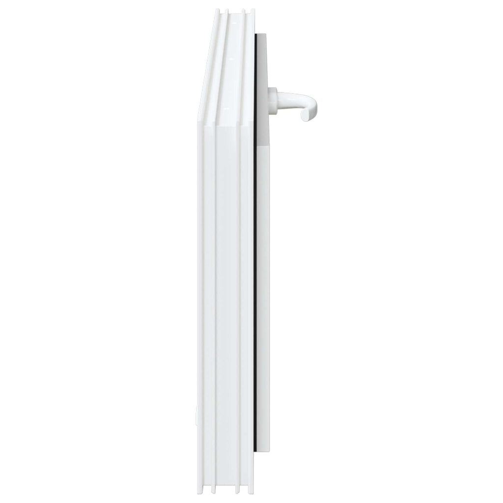 vidaXL Biała wewnętrzna kolor okna piwnicznego RISOR 100 x 45 cm