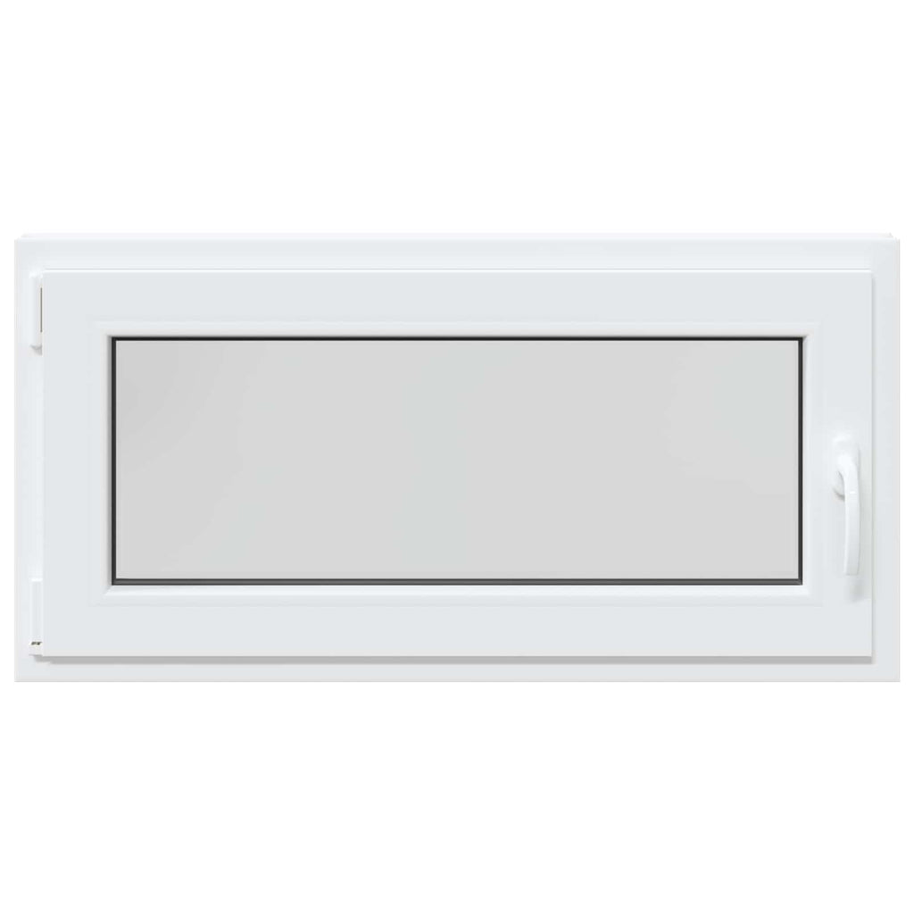 vidaXL Biała wewnętrzna kolor okna piwnicznego RISOR 50 x 55 cm