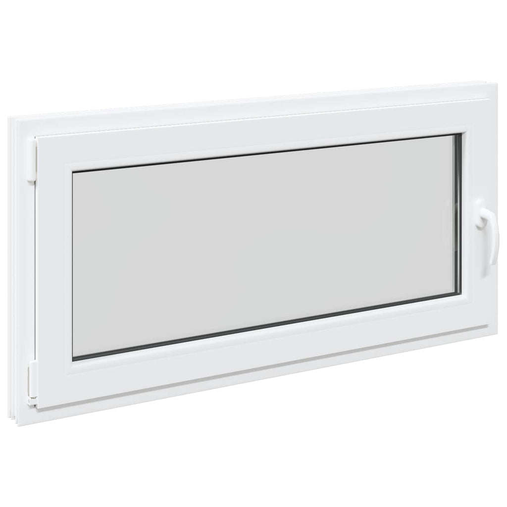 vidaXL Biała wewnętrzna kolor okna piwnicznego RISOR 120 x 50 cm