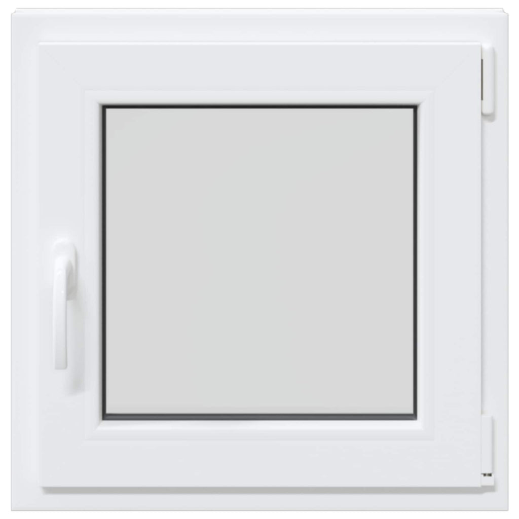 vidaXL Biała wewnętrzna kolor okna piwnicznego RISOR 55 x 55 cm