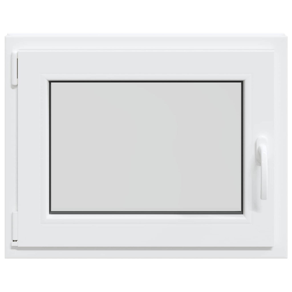 vidaXL Biała wewnętrzna kolor okna piwnicznego RISOR 50 x 55 cm