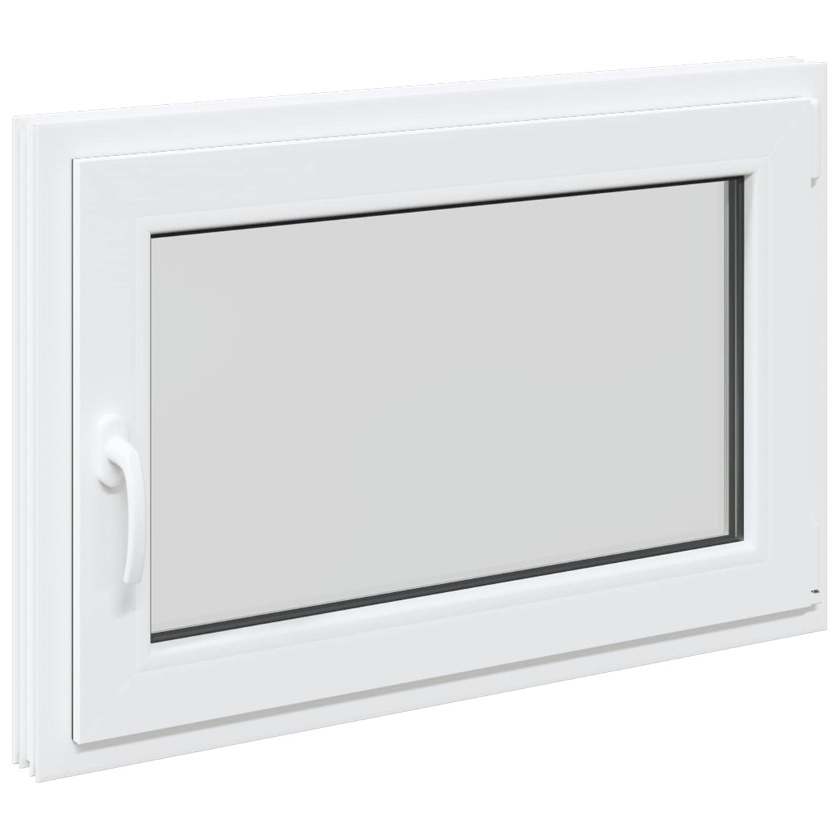 vidaXL Biała wewnętrzna kolor okna piwnicznego RISOR 90 x 55 cm