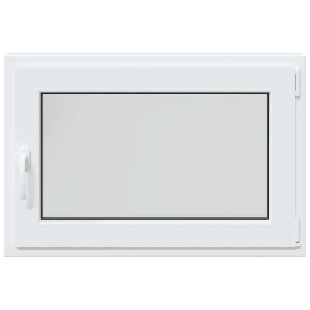 vidaXL Biała wewnętrzna kolor okna piwnicznego RISOR 95 x 55 cm