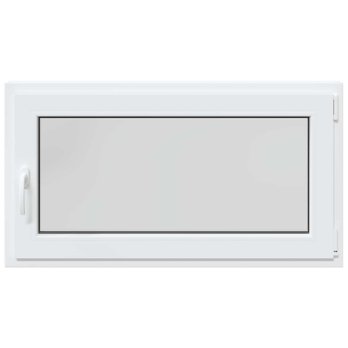 vidaXL Biała wewnętrzna kolor okna piwnicznego RISOR 110 x 55 cm